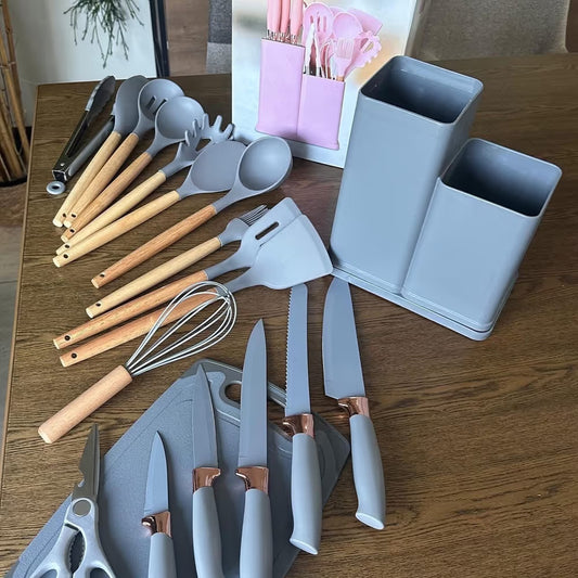 طقم أدوات المطبخ 19 قطعة